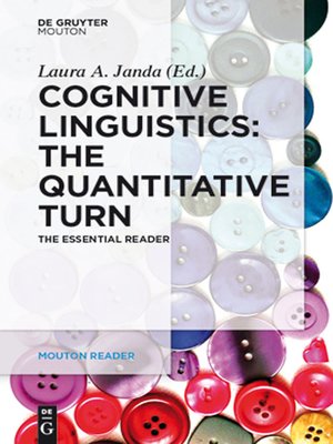 cover image of Cognitive Linguistics – the Quantitative Turn